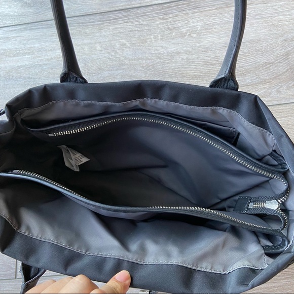 Agnes B Nylon Handbag Tote - Picture 10 of 15